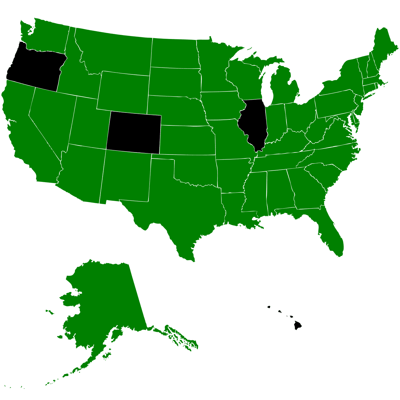multi-state concealed carry licensing map